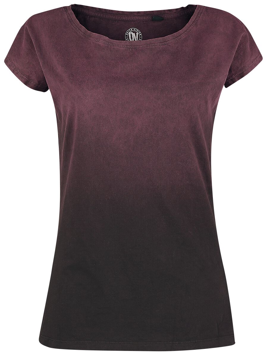 Outer Vision T-Shirt - Marylin - S bis XXL - für Damen - Größe S - grau/weinrot Outer Vision T-Shirt - Marylin - S bis XXL - für Damen - Größe S - grau/weinrot von Outer Vision