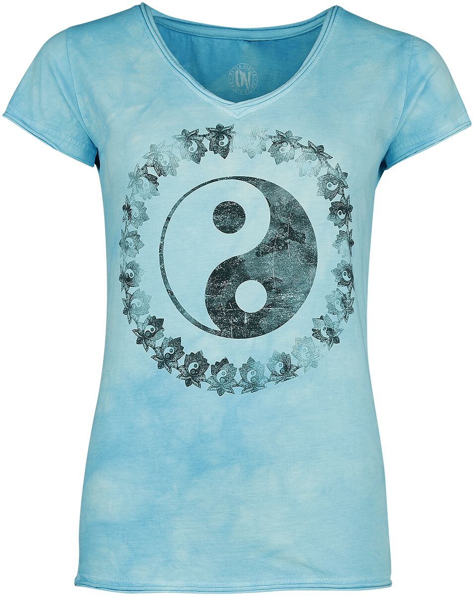 Outer Vision T-Shirt - Sasha - S bis 4XL - für Damen - Größe L - blau von Outer Vision
