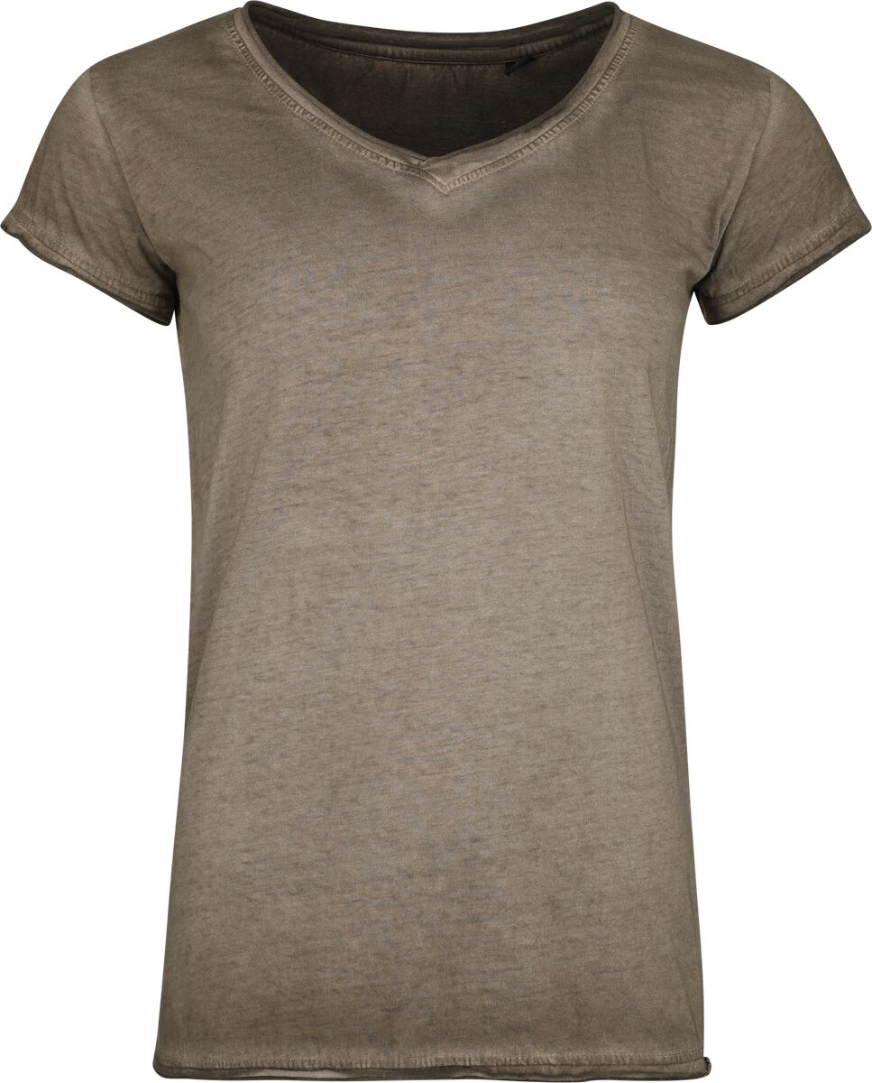 Outer Vision T-Shirt Sasha T-Shirt braun in M von Outer Vision