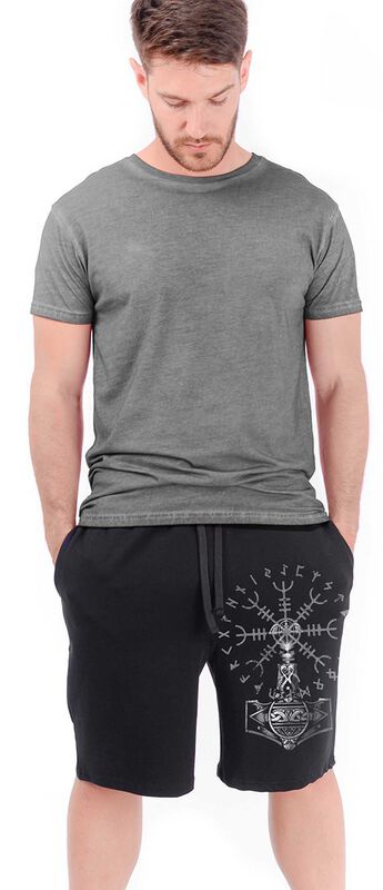 Outer Vision Thor Hammer Man's Bermudas Short schwarz in L von Outer Vision