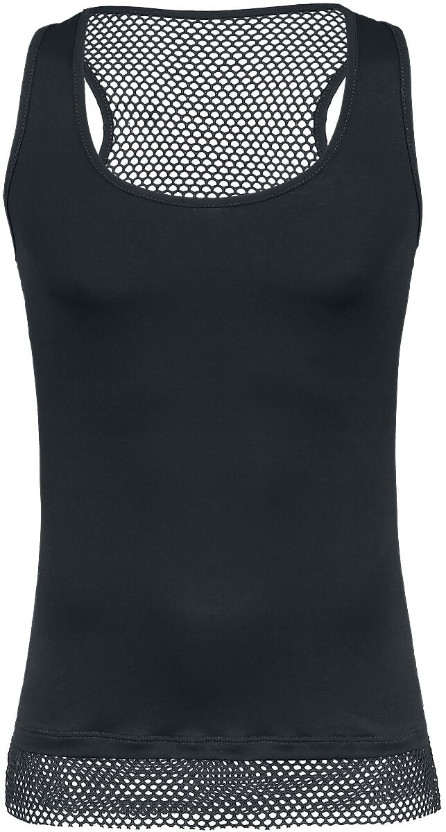 Outer Vision Top - Betty - XL - für Damen - Größe XL - schwarz von Outer Vision