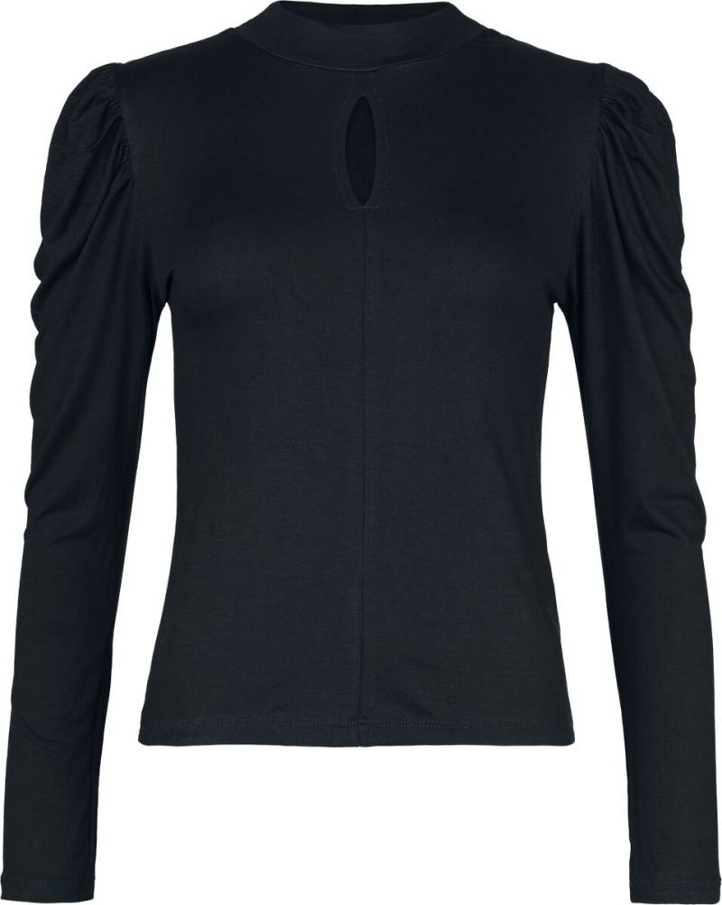 Outer Vision Top Lilith Langarmshirt schwarz in M von Outer Vision