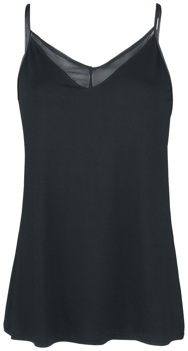 Outer Vision Top - Merce - S bis XXL - für Damen - Größe XXL - schwarz von Outer Vision
