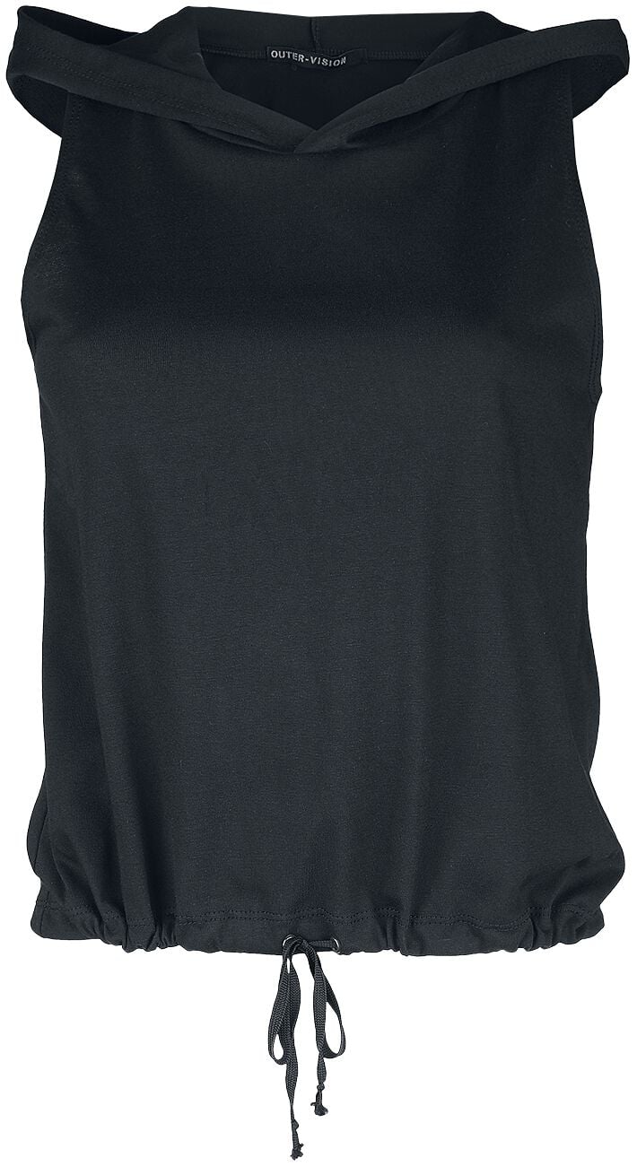 Outer Vision Top - Top Keny - L bis 4XL - für Damen - Größe XXL - schwarz von Outer Vision