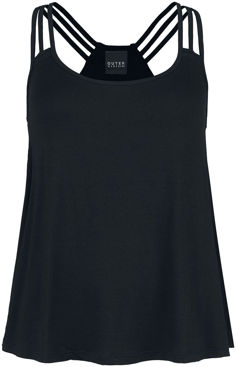 Outer Vision Trini Top schwarz in L von Outer Vision