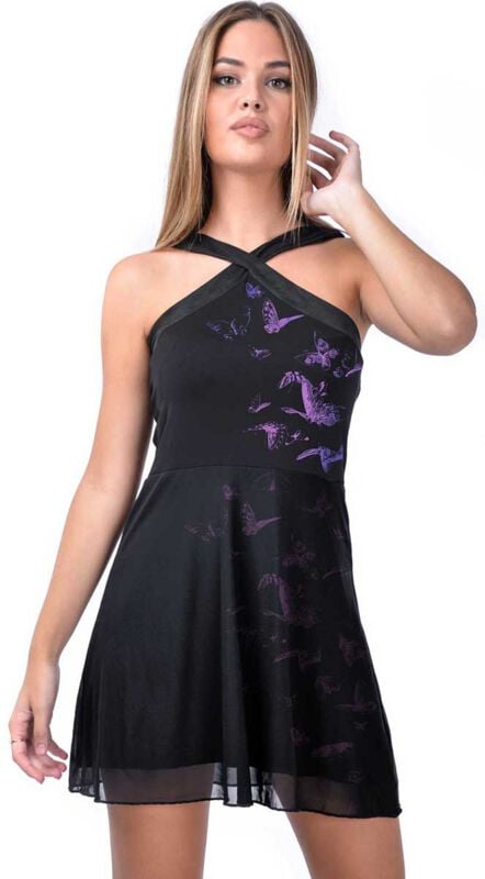 Outer Vision Valencia Woman's Dress Kurzes Kleid schwarz in M von Outer Vision