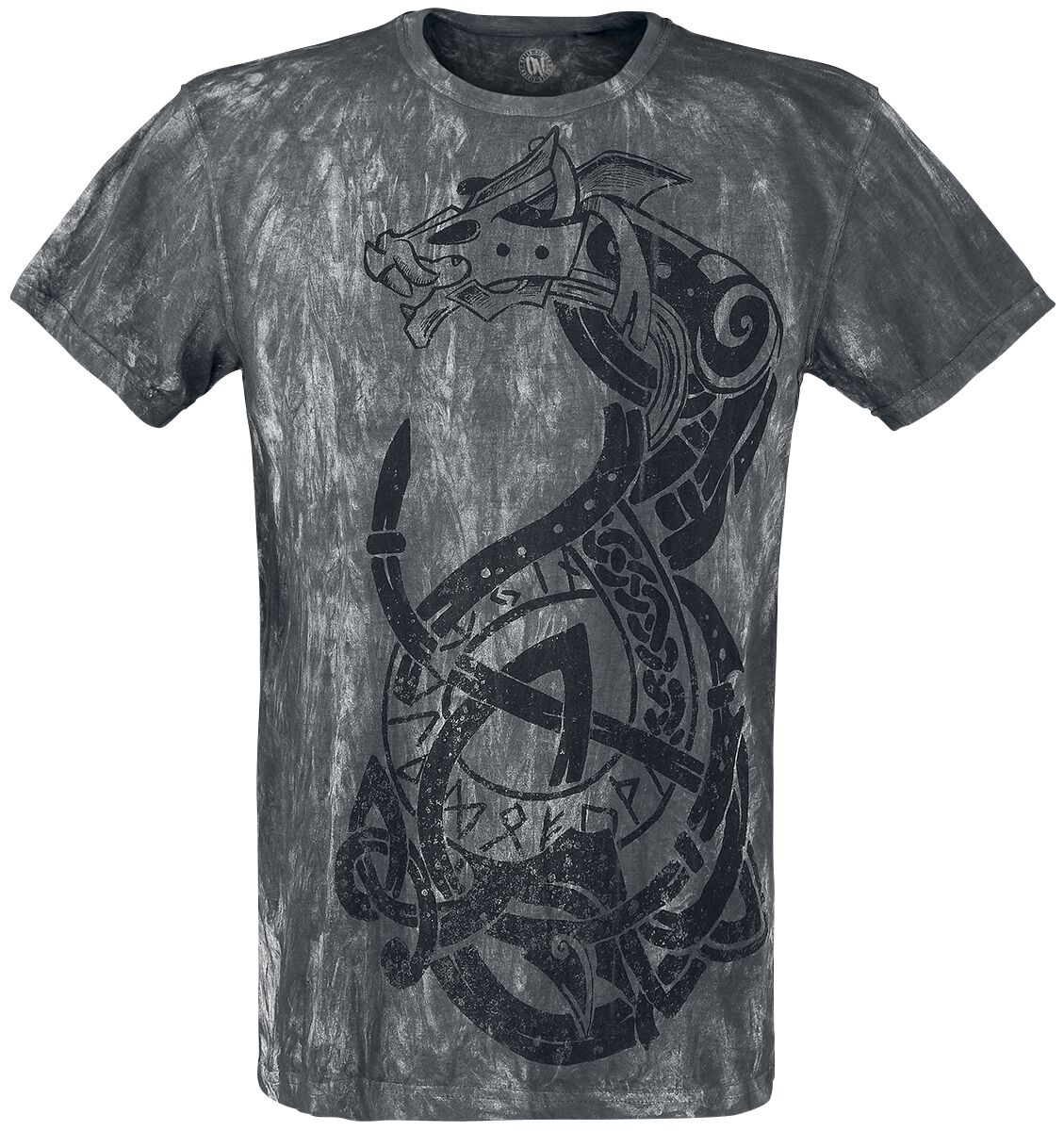 Outer Vision Viking Warrior T-Shirt grau in 3XL von Outer Vision