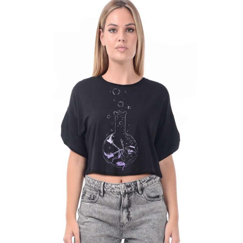 Outer Vision Witch Potion T-Shirt schwarz in L von Outer Vision