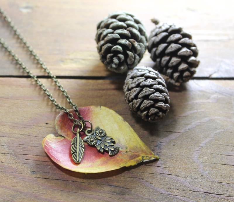 Antike Bronze Eule Halskette, Feder Charme Geschenke, Vogelbeobachter Geschenk, Rustikale Schmuck, Natur Tier-Liebhaber-Geschenk Antike Bronze Eule Halskette, Feder Charme Geschenke, Vogelbeobachter Geschenk, Rustikale Schmuck, Natur Tier-Liebhaber-Geschenk von OuterWonders