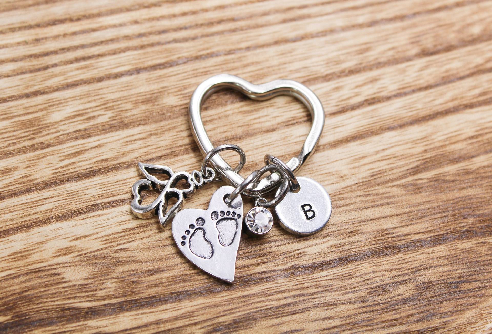 Baby-Memorial-Schlüsselanhänger, Fehlgeburten-Schlüsselanhänger, Verlust-Off-Baby, Totgeborenen-Erinnerung, Mutter Eines Engels von OuterWonders