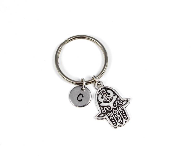 Hamsa Hand Schlüsselbund, Evil Eye Schutz Der Fatima, Neuer Fahrer Yoga Heilung Unisex von OuterWonders