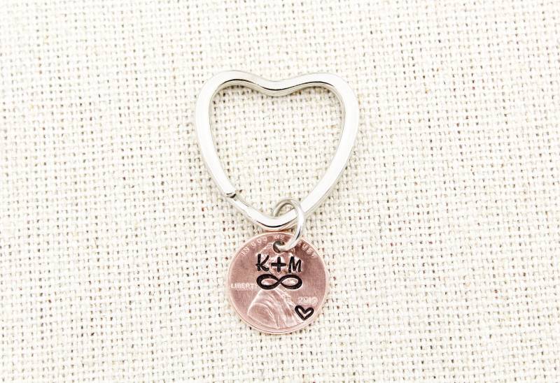 Personalisierte Paare Schlüsselanhänger, Benutzerdefinierte Infinity Freund Kupfer 7 Jahre Jubiläum, Geschenk Für Ehemann, Bräutigam Geschenke Personalisierte Paare Schlüsselanhänger, Benutzerdefinierte Infinity Freund Kupfer 7 Jahre Jubiläum, Geschenk Für Ehemann, Bräutigam Geschenke von OuterWonders
