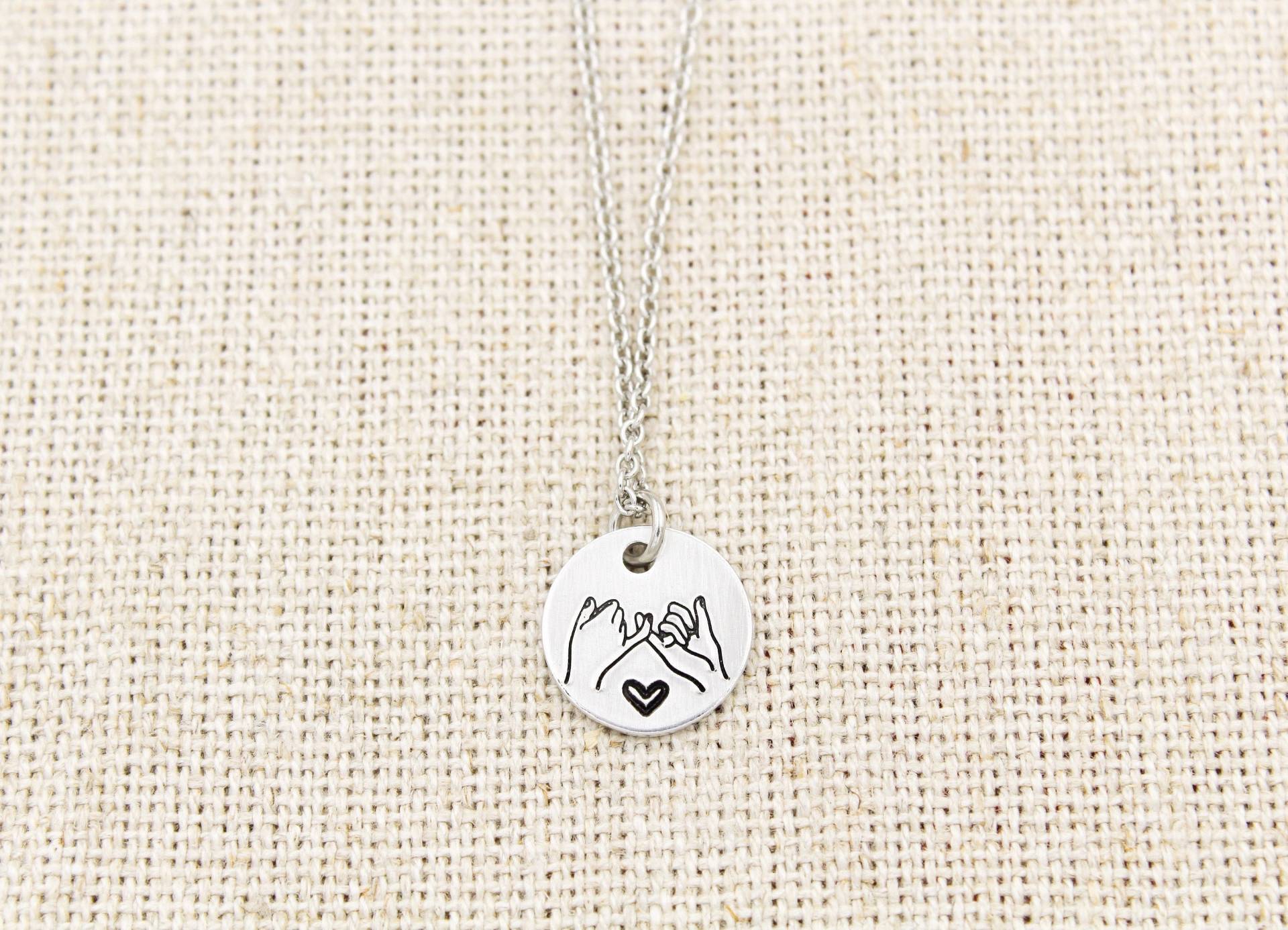 Pinky Versprechen Halskette, Freundschaft Geschenk Für Freund, Schwester Beste Freundin Geburtstagsgeschenk, Swear, Tochter Geschenk, Bff von OuterWonders