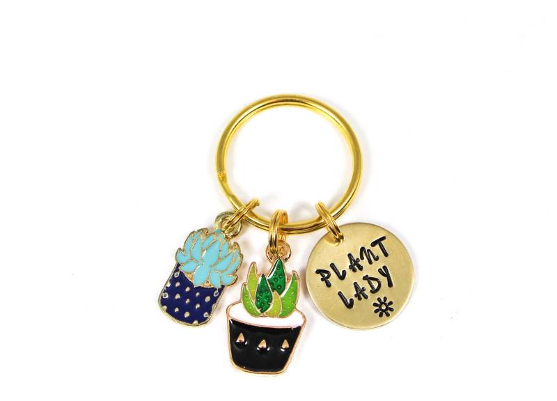 Plant Lady Schlüsselanhänger, Sukkulenten Charms, Pflanzen Liebhaber Geschenk, Kaktus Indoor Gärtner, Natur Charms Für Schlüssel, Topfpflanzen Plant Lady Schlüsselanhänger, Sukkulenten Charms, Pflanzen Liebhaber Geschenk, Kaktus Indoor Gärtner, Natur Charms Für Schlüssel, Topfpflanzen von OuterWonders