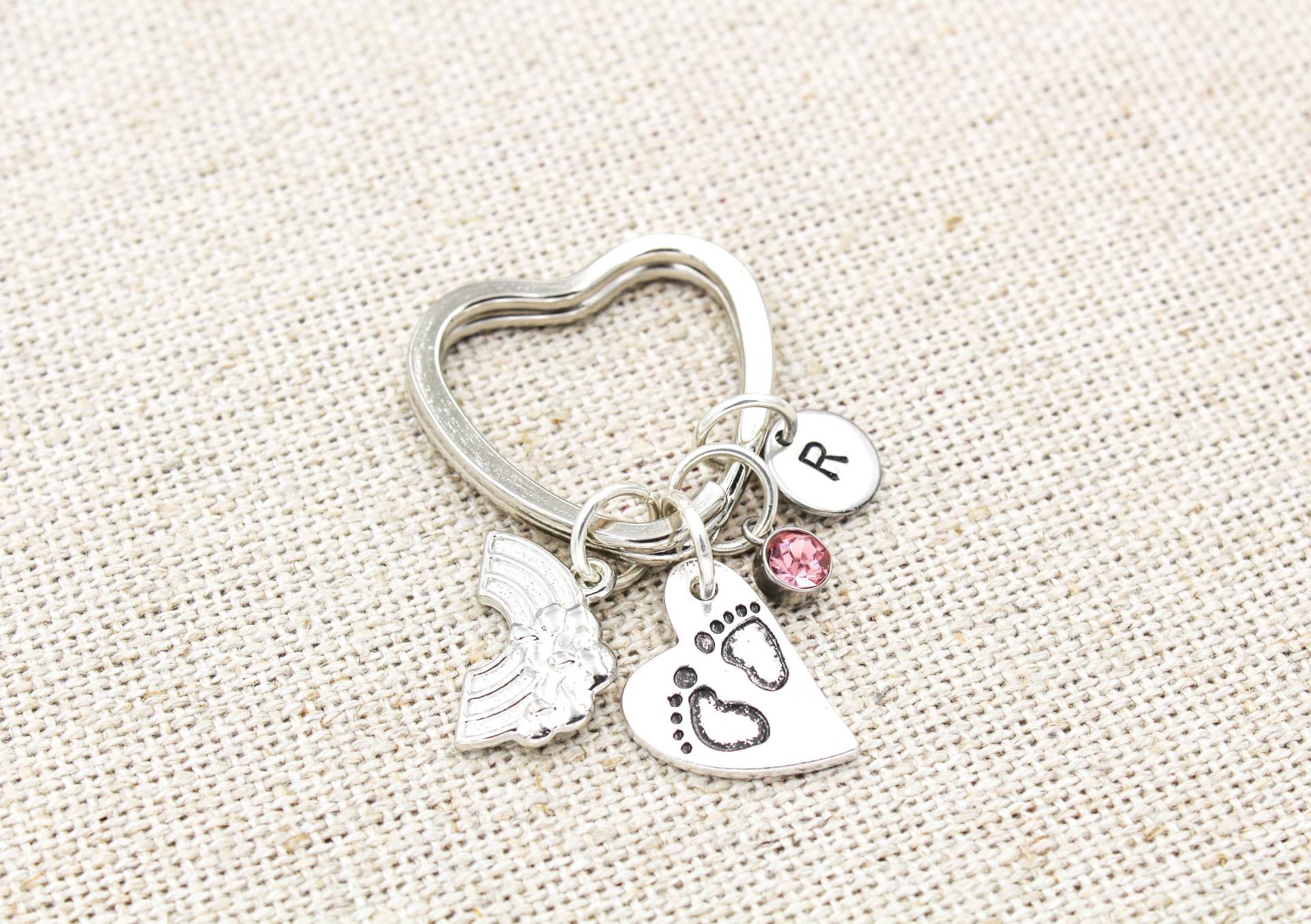 Regenbogen Baby Schlüsselbund, Nach Fehlgeburt Geschenk, Ivf Schlüsselring, Geschenke, Neue Mutter Neues Mama Geschenke von OuterWonders