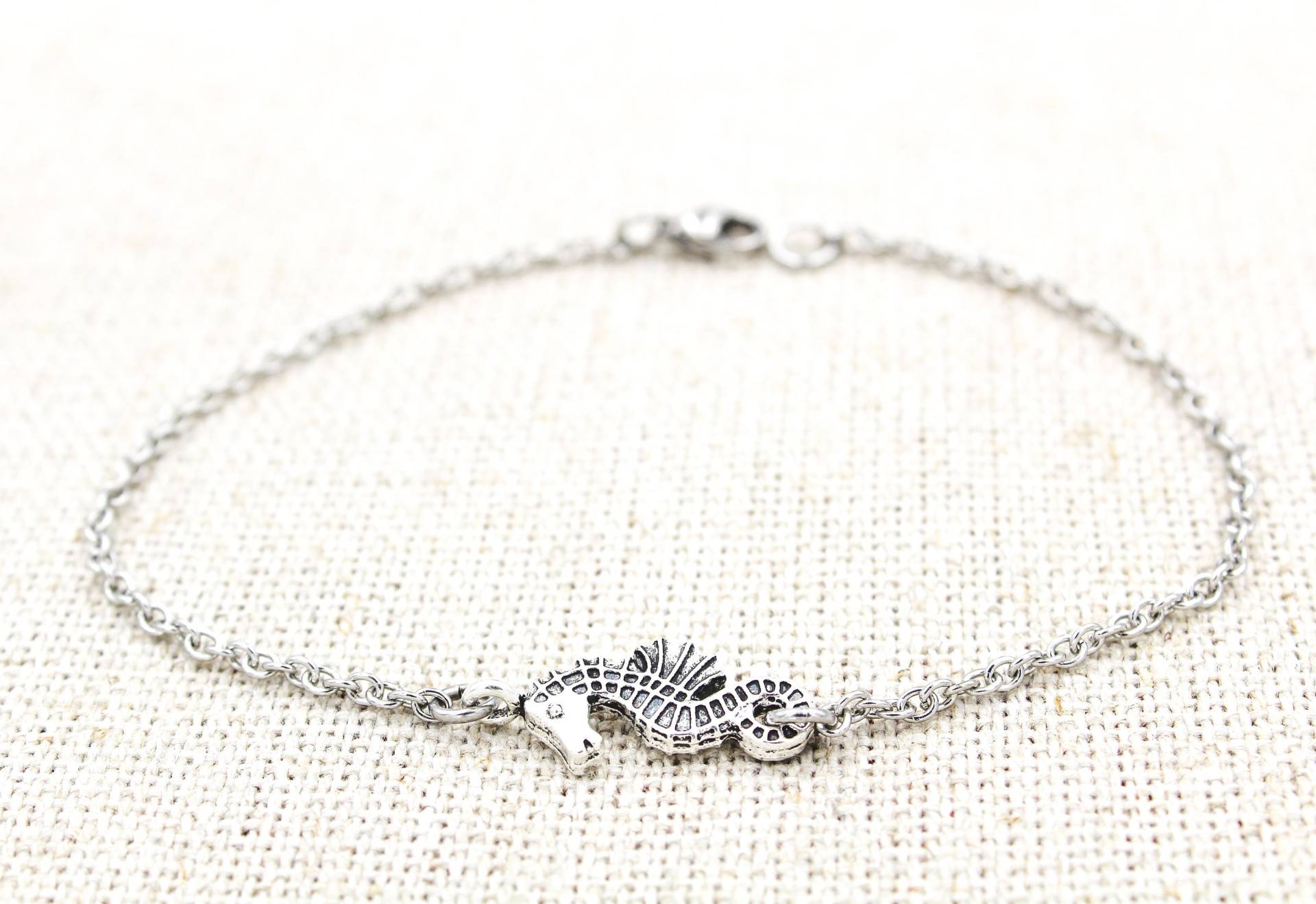 Seepferdchen Fußkettchen, Strand Schmuck, Ocean Sea Life Accessoires, Charm von OuterWonders