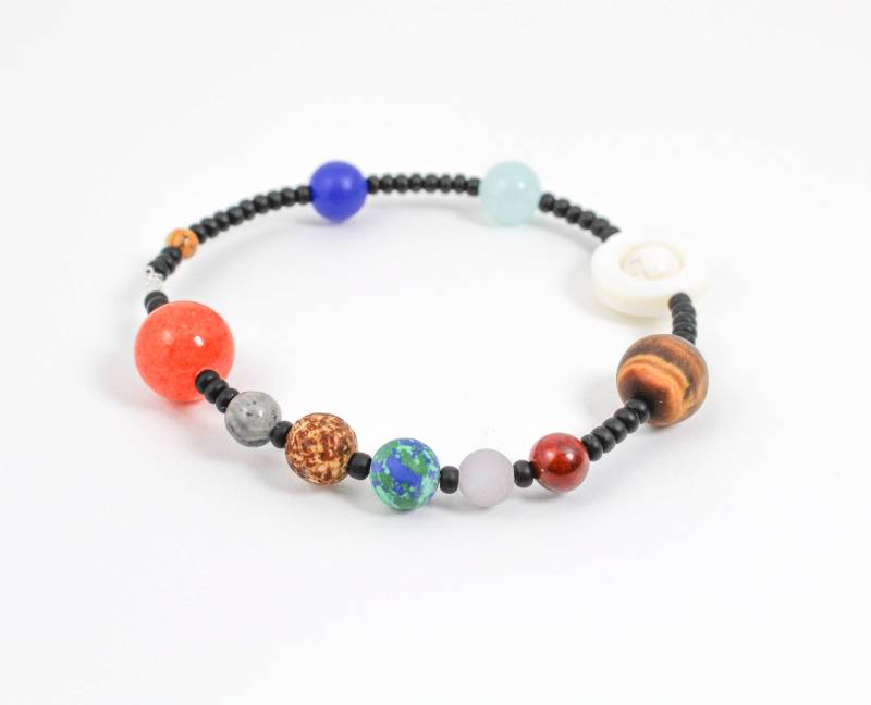 Sonnensystem Armband, Planeten Schmuck, Weltraum Galaxy Astrologie Dehnbare Armband Sonnensystem Armband, Planeten Schmuck, Weltraum Galaxy Astrologie Dehnbare Armband von OuterWonders