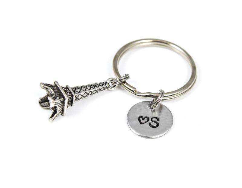 Zierlicher Eiffelturm Schlüsselanhänger, Paris Frankreich Souvenir Schlüsselanhänger von OuterWonders