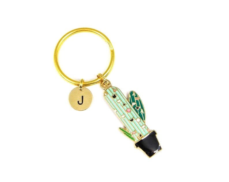 Zierlicher Kaktus Schlüsselanhänger, Initial Kakteen Sukkulenten Geschenk, Niedlicher Liebhaber, Pflanzen Mutter, Lady Zierlicher Kaktus Schlüsselanhänger, Initial Kakteen Sukkulenten Geschenk, Niedlicher Liebhaber, Pflanzen Mutter, Lady von OuterWonders