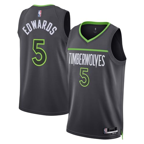 Anthony Edwards Minnesota Timberwolves NBA Kinder Jugend 8-20 Gray Statement Edition Swingman Jersey, Anthony Edwards Minnesota Timberwolves Grey, 10-12 von Outerstuff