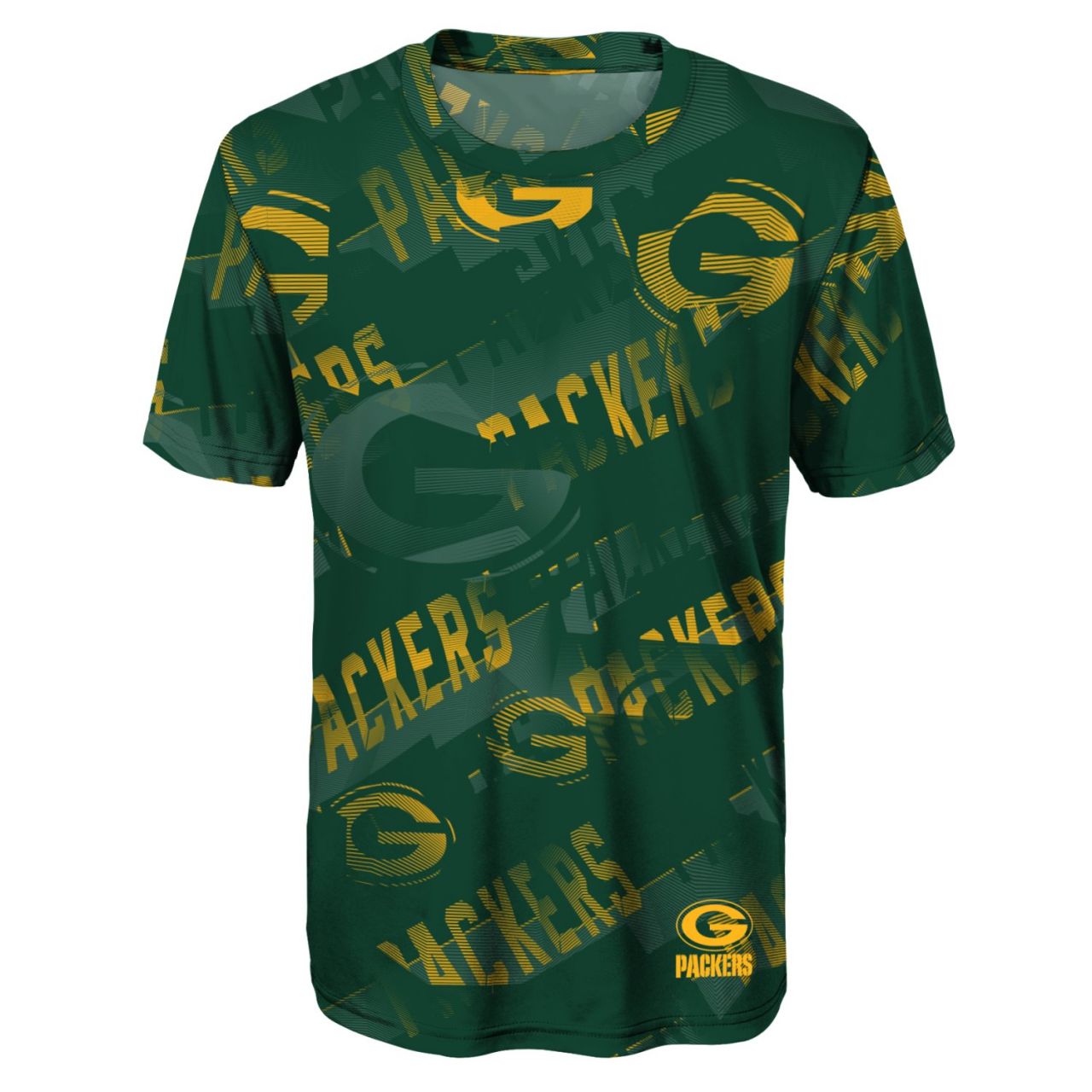 Kinder NFL Dri-Tek Shirt - NOISE Green Bay Packers von Outerstuff