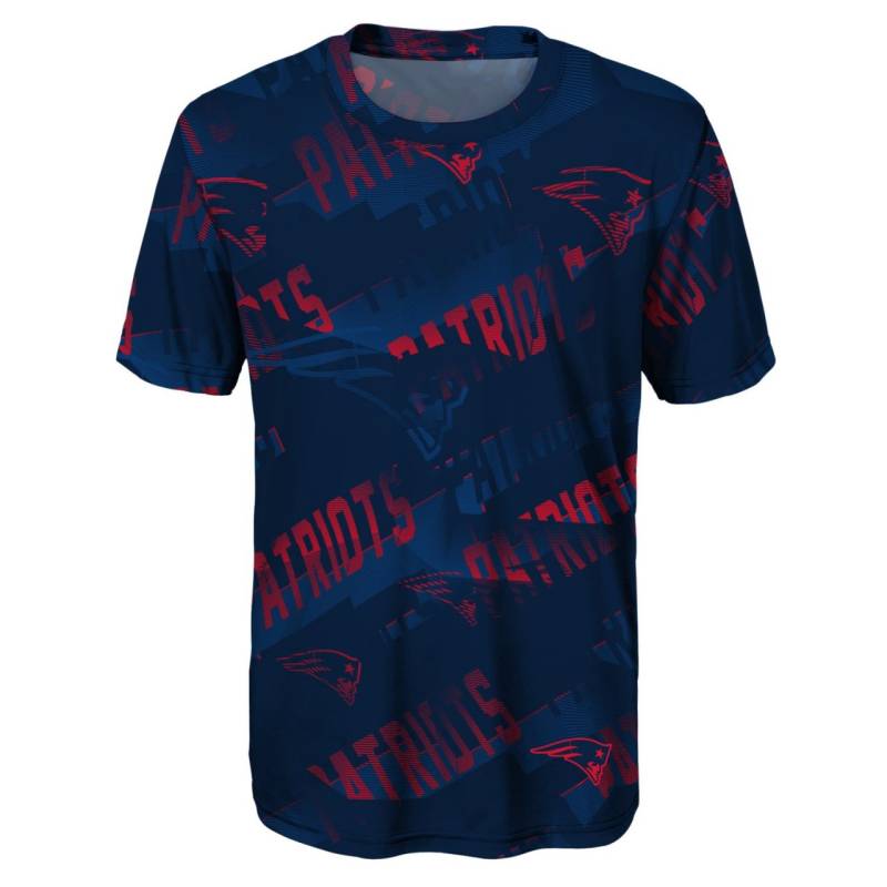Kinder NFL Dri-Tek Shirt - NOISE New England Patriots von Outerstuff