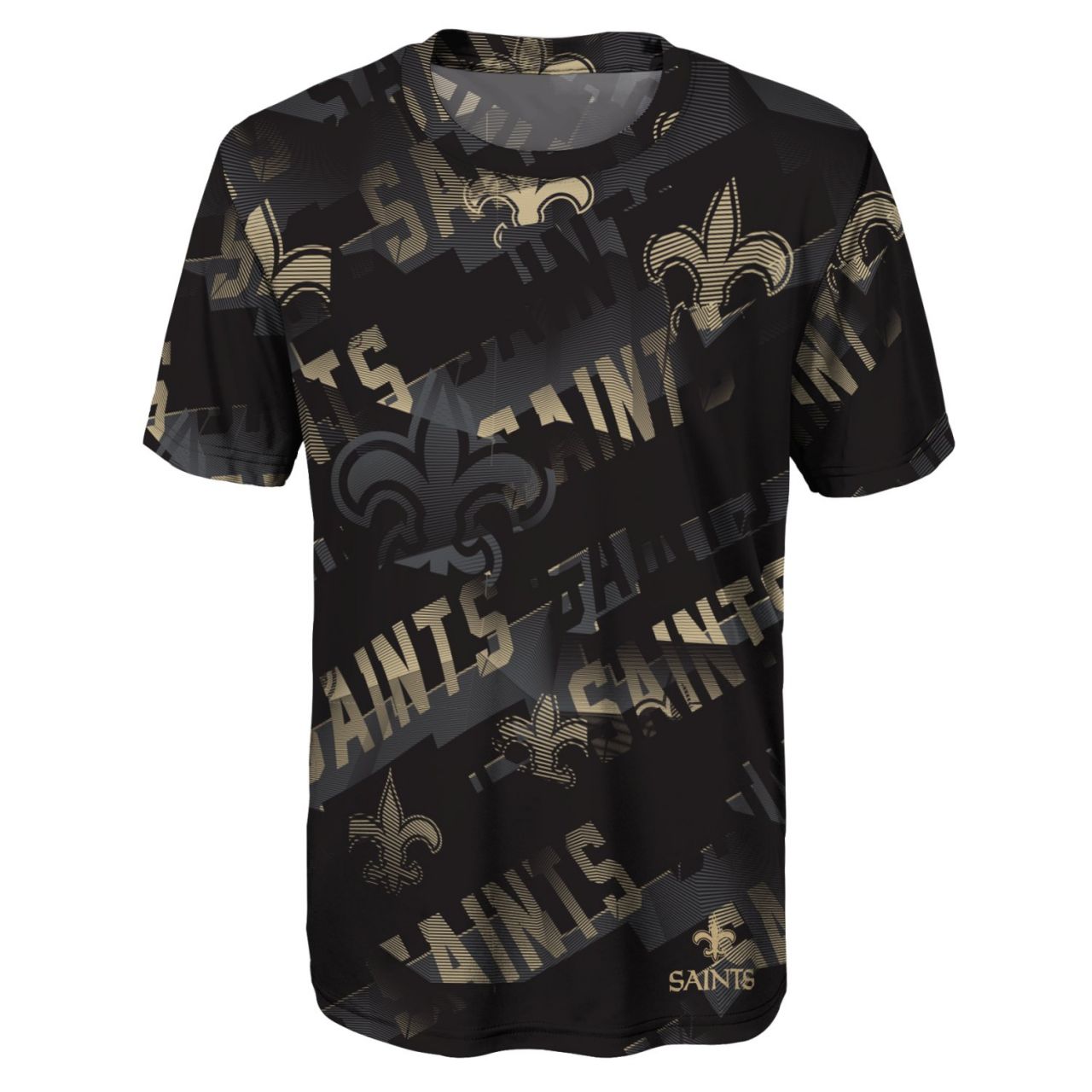 Kinder NFL Dri-Tek Shirt - NOISE New Orleans Saints von Outerstuff