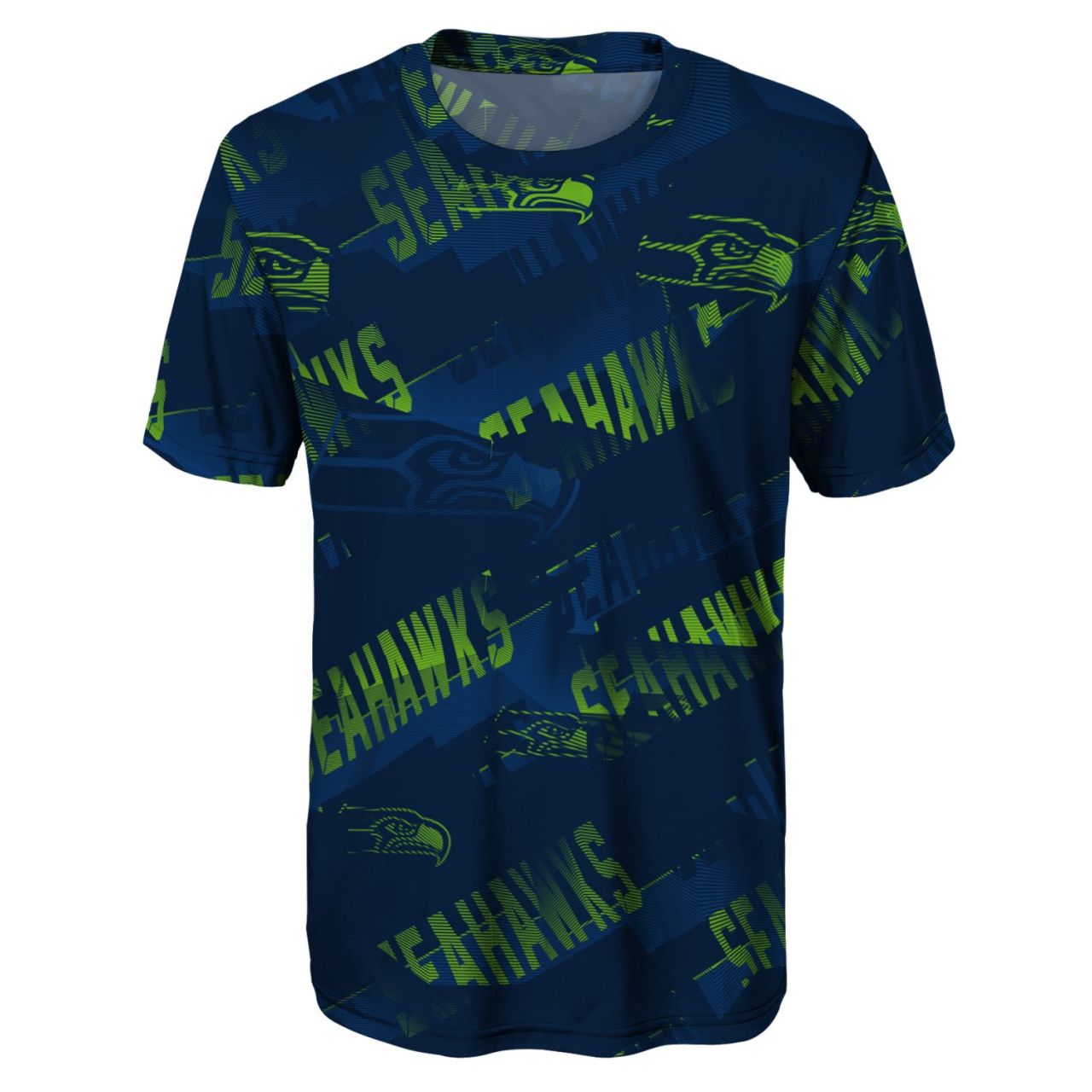 Kinder NFL Dri-Tek Shirt - NOISE Seattle Seahawks von Outerstuff