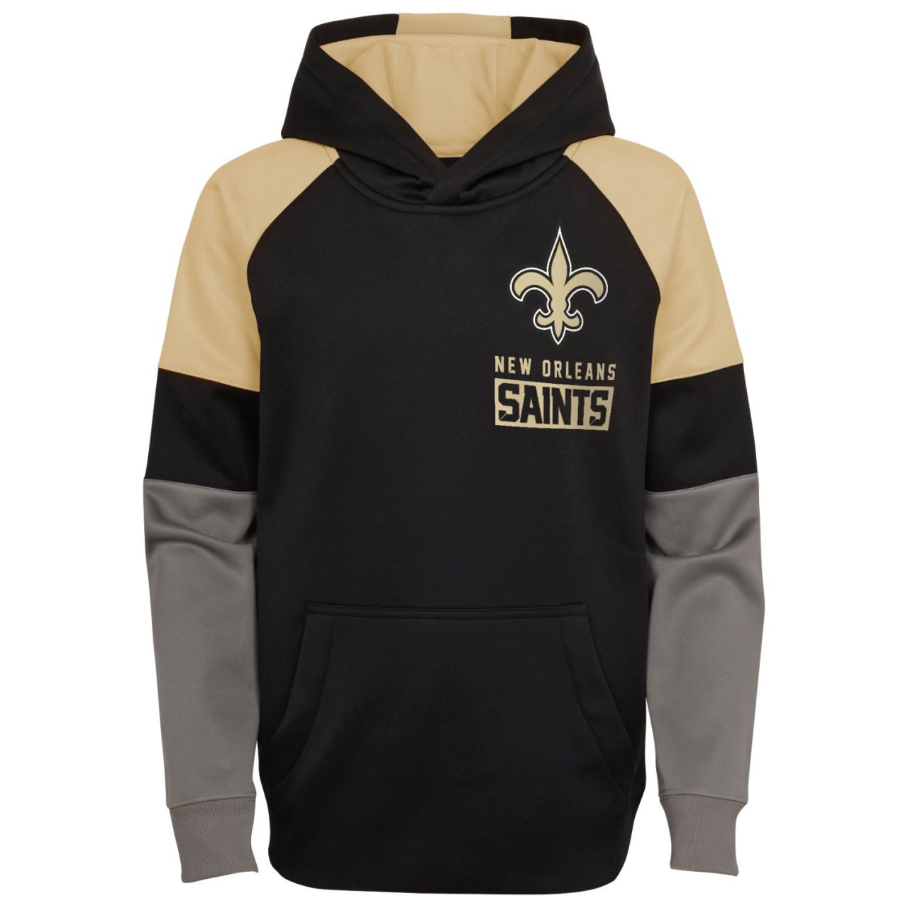 Kinder NFL Performance Hoody - PLAY New Orleans Saints von Outerstuff