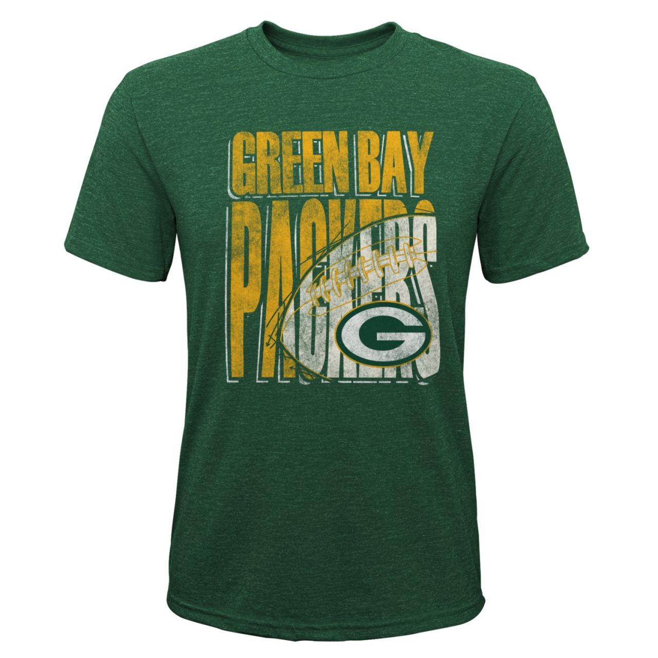 Kinder NFL Tri-Blend Shirt - SCORE Green Bay Packers von Outerstuff