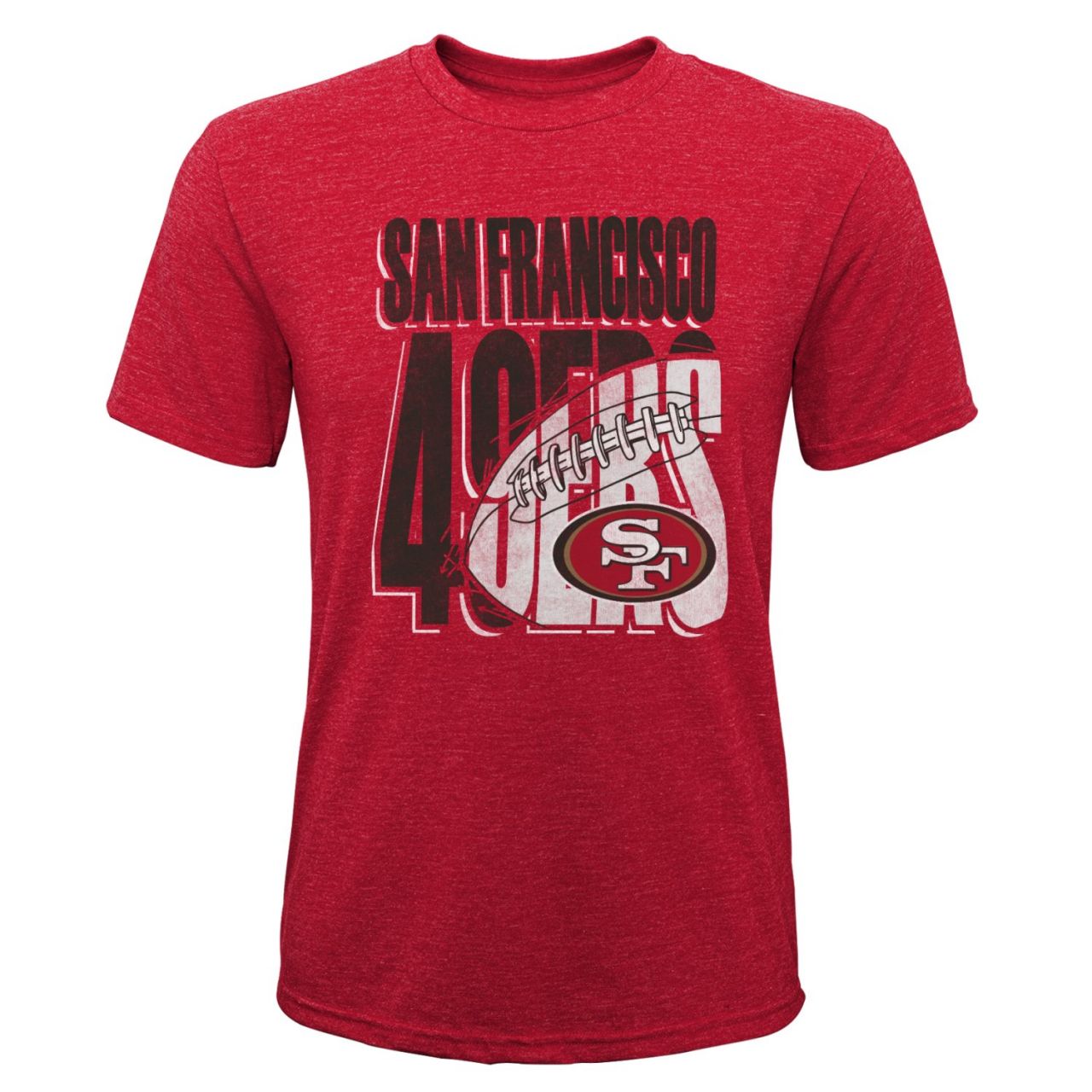 Kinder NFL Tri-Blend Shirt - SCORE San Francisco 49ers von Outerstuff