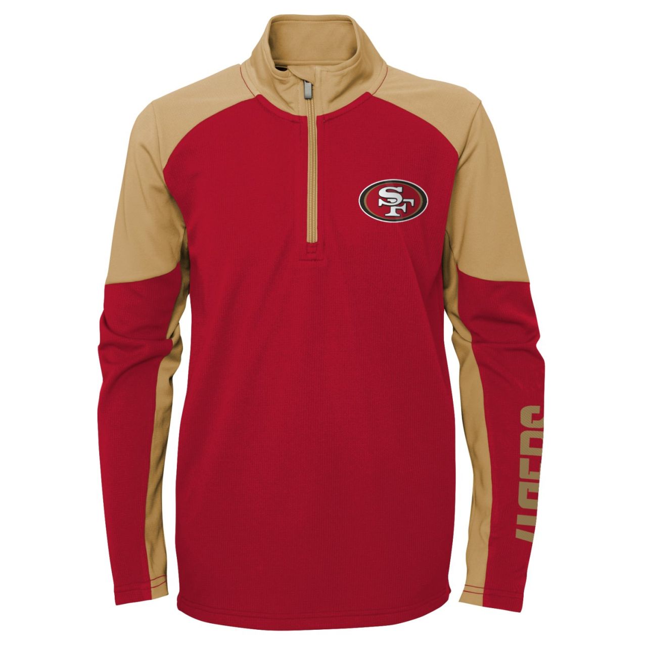 Kinder NFL Zip Pullover - AUDIBLE San Francisco 49ers von Outerstuff