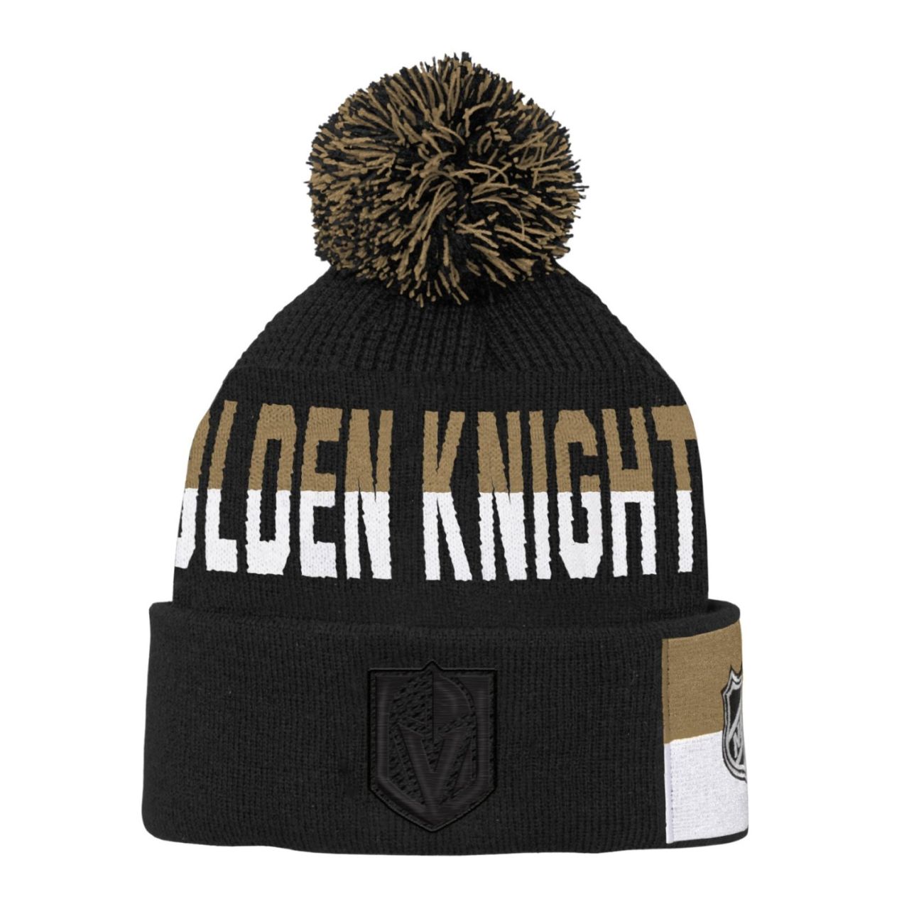 Kinder NHL Wintermütze FACEOFF JACQUARD Vegas Golden Knights von Outerstuff