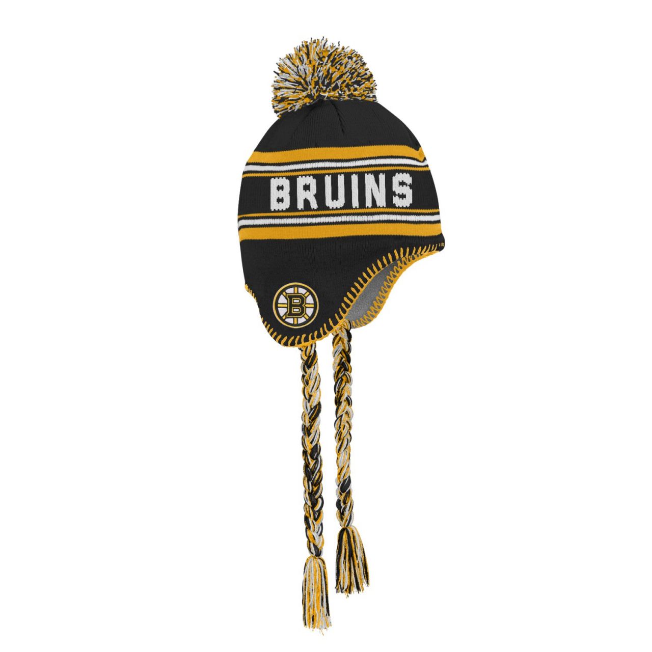 Kinder NHL Wintermütze - JACQUARD TASSEL Boston Bruins von Outerstuff