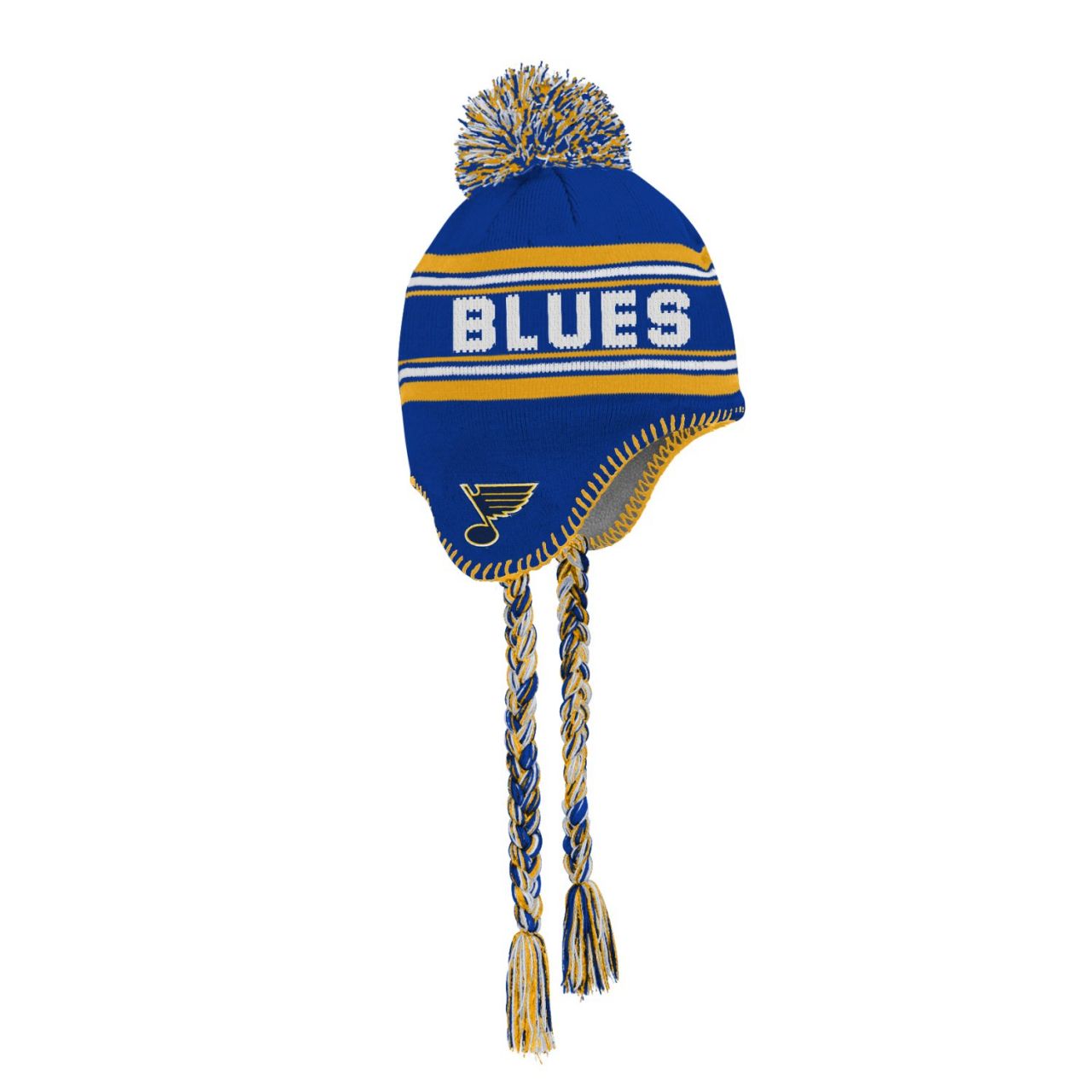 Kinder NHL Wintermütze - JACQUARD TASSEL St. Louis Blues von Outerstuff