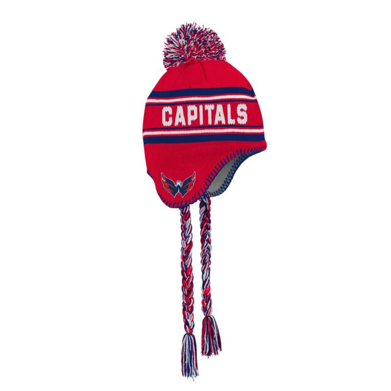 Kinder NHL Wintermütze - JACQUARD TASSEL Washington Capitals von Outerstuff