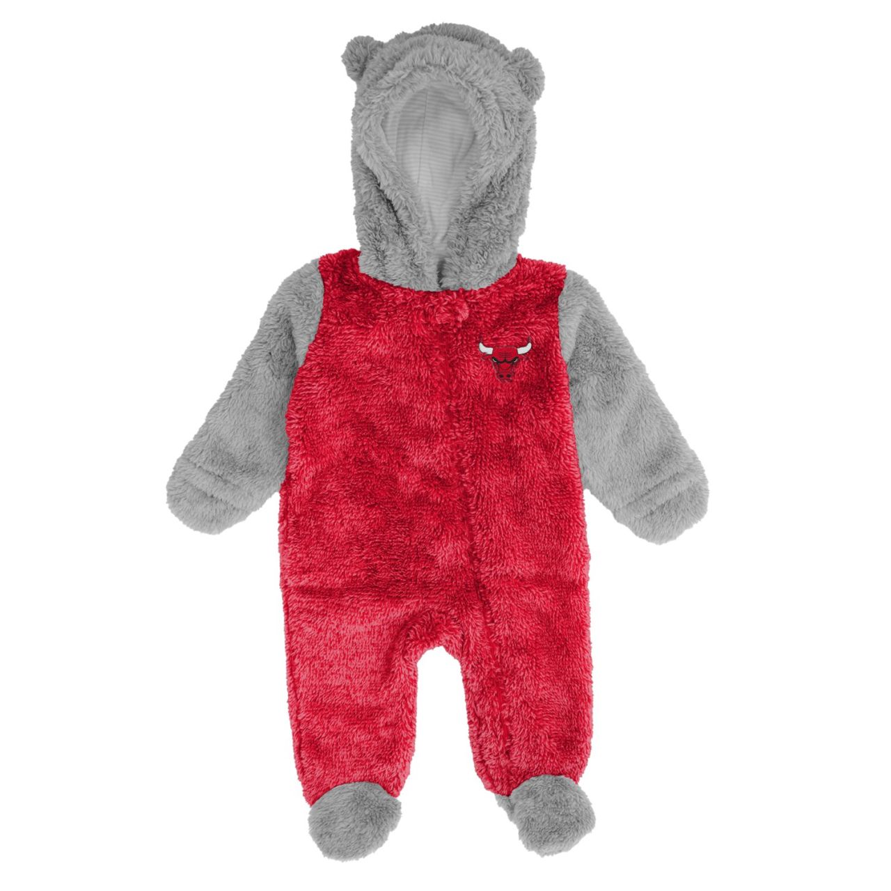 NBA Teddy Fleece Baby Overall - Chicago Bulls von Outerstuff