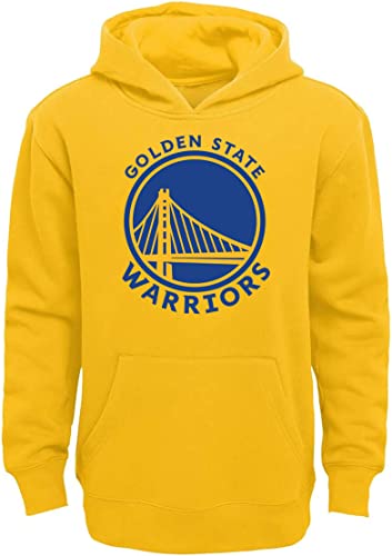 NBA Youth 8-20 Team-Farbe Primary Logo Pullover Fleece Sweatshirt Hoodie, Golden State Warriors Yellow Alternate, L von Outerstuff