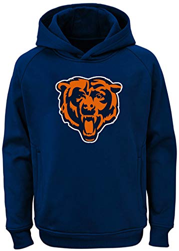 NFL Kinder Jugend 8–20 Team-Farbe, alternatives Polyester, Performance-Primär-Logo, Pullover, Sweatshirt, Hoodie von Outerstuff
