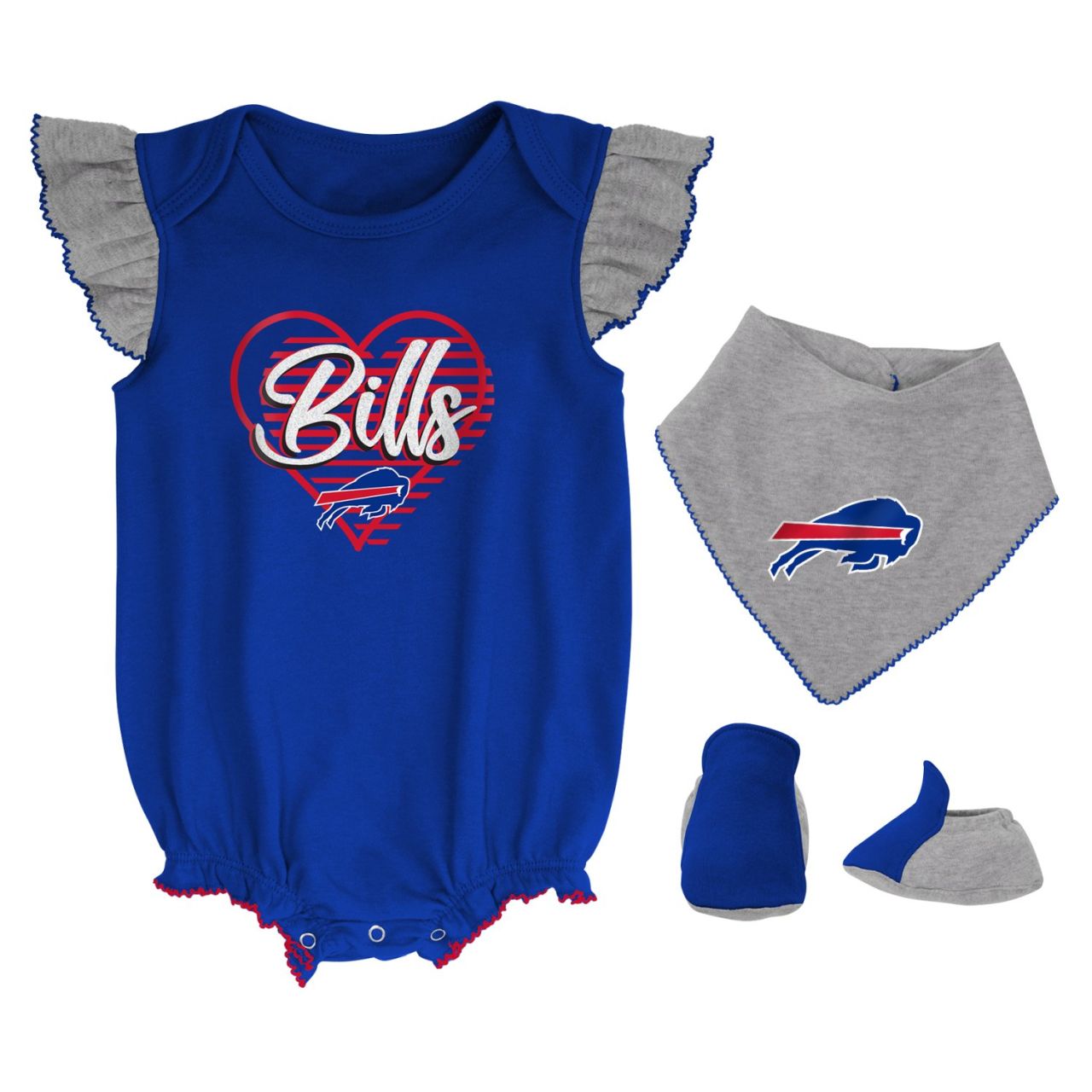NFL Mädchen 3er Baby-Set Buffalo Bills von Outerstuff