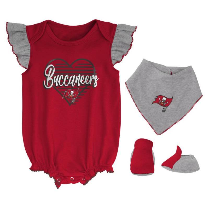 NFL Mädchen 3er Baby-Set Tampa Bay Buccaneers von Outerstuff