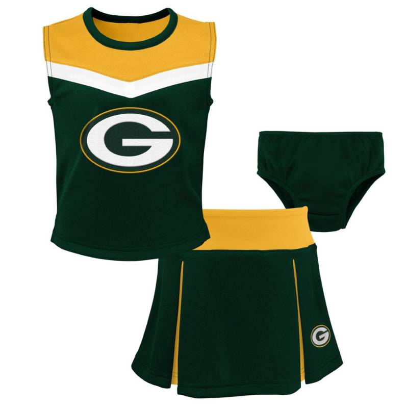 NFL Mädchen Cheerleader Set - Green Bay Packers von Outerstuff