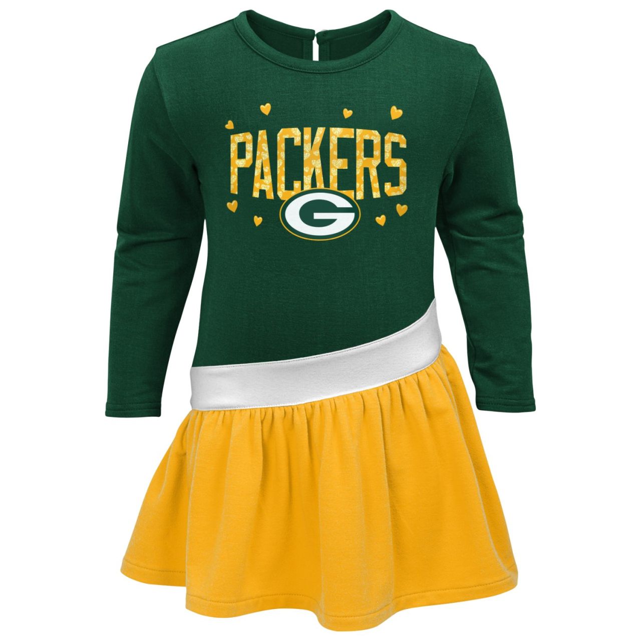 NFL Mädchen Tunika Jersey Kleid - Green Bay Packers von Outerstuff