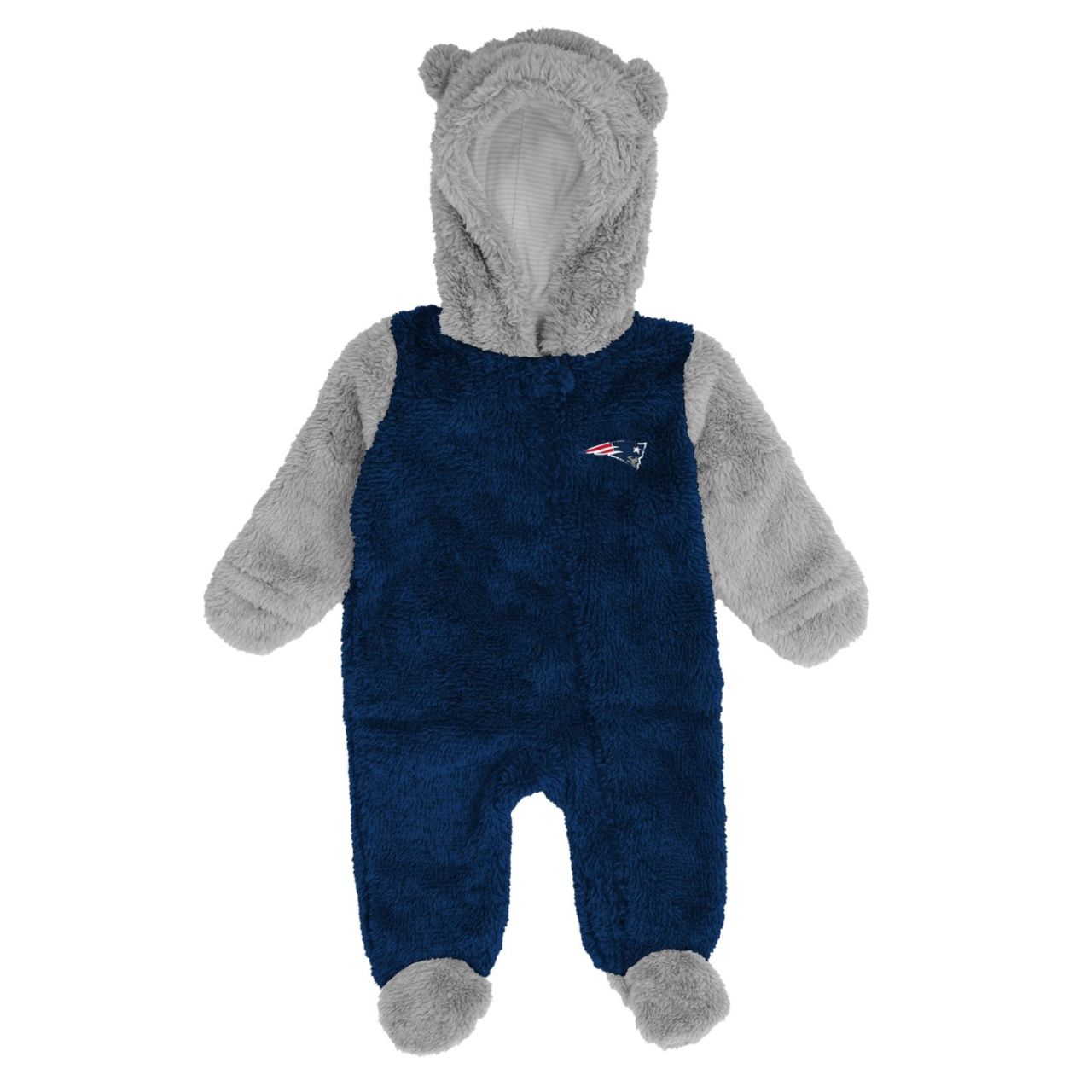 NFL Teddy Fleece Baby Overall - New England Patriots von Outerstuff