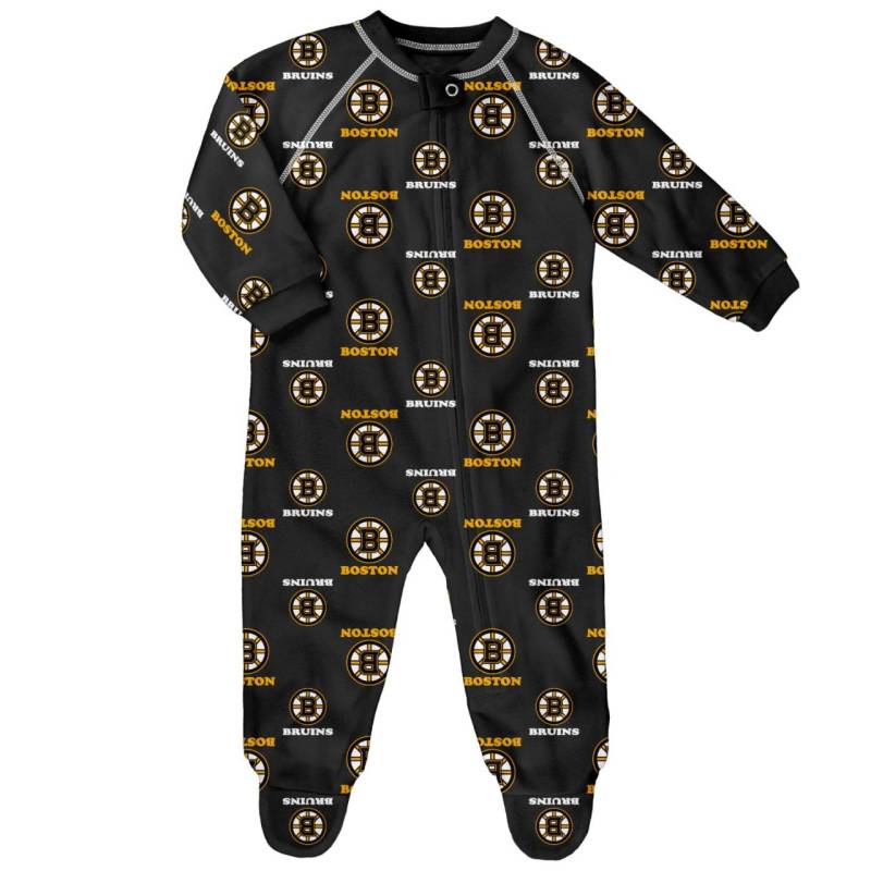 NHL Baby Zip Strampler - RAGLAN Boston Bruins von Outerstuff