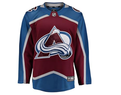 NHL Replica Heimteam Trikot, Colorado Avalanche Grafik vorne (Burgund, Größe: 140 S/M) von Outerstuff