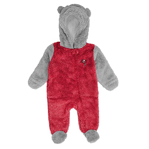 Outerstuff NFL Teddy Fleece Baby Overall - Tampa Bay Buccaneers - 0-3M von Outerstuff