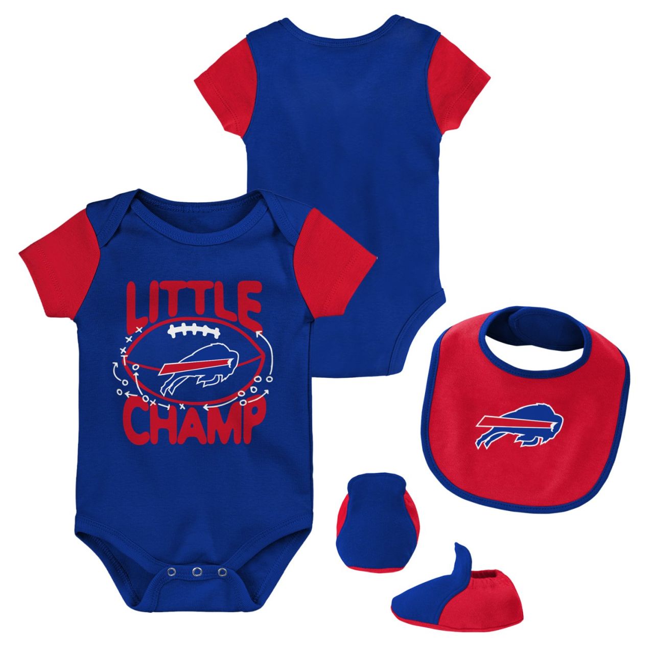 Outerstuff Baby Bib & Bootie Set Buffalo Bills von Outerstuff