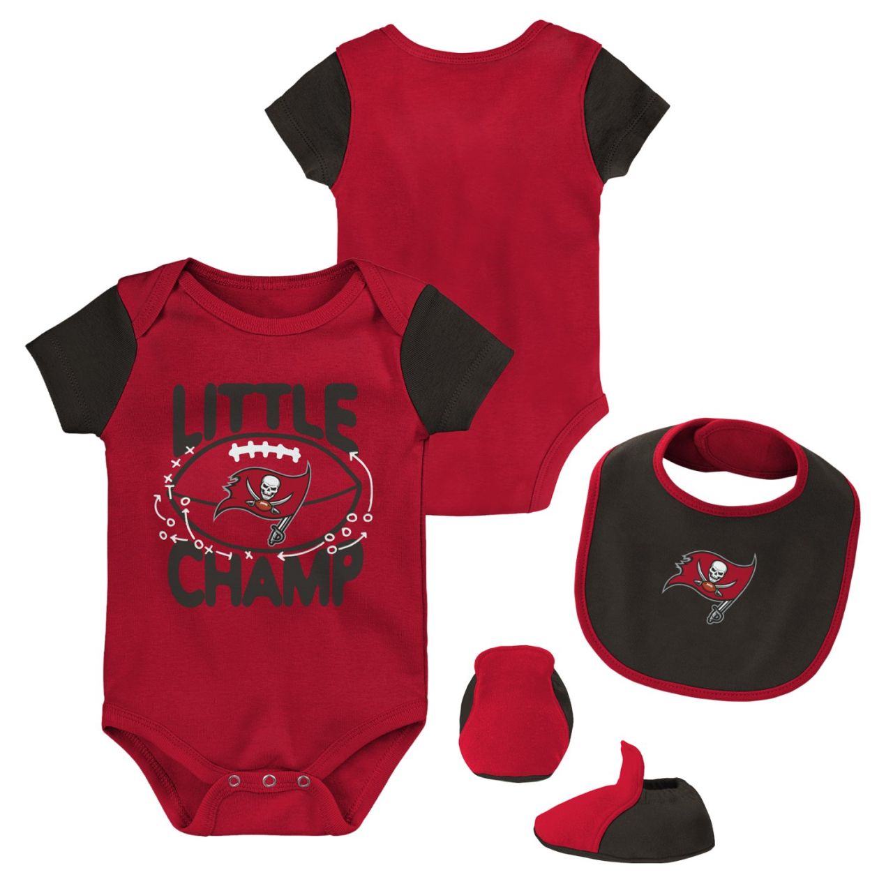 Outerstuff Baby Bib & Bootie Set Tampa Bay Buccaneers von Outerstuff