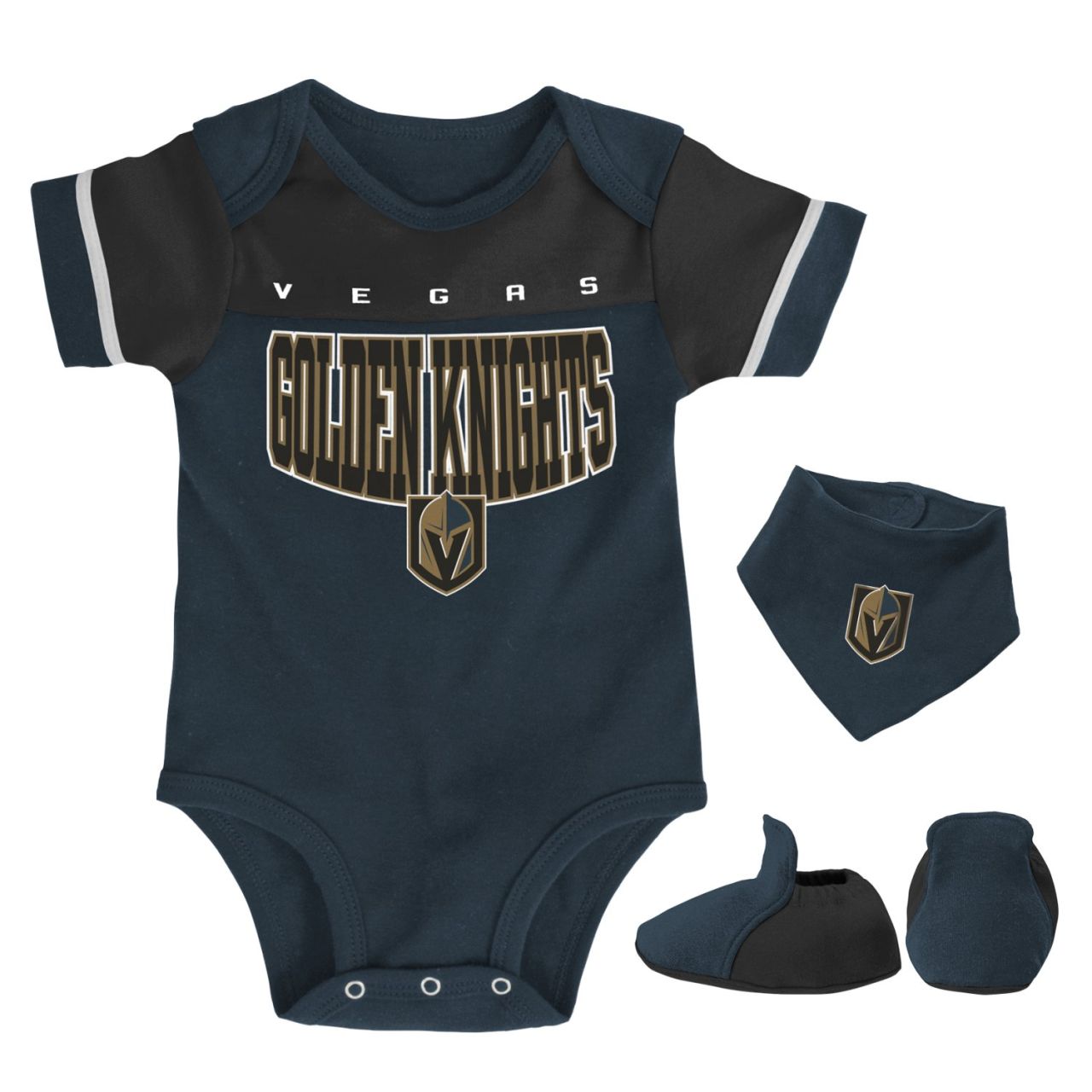 Outerstuff Baby Bib & Bootie Set Vegas Golden Knights von Outerstuff